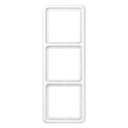 Jung Abdeckrahmen CD 500, 3fach, Duroplast, Alpinweiß... JUNGE-CD583WW 4011377056404 (Abb. 1)