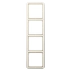 Jung Rahmen 4fach CD 500, 81x294mm, Duroplast, Weiß... JUNGE-CD584W 4011377057708 (Abb. 1)