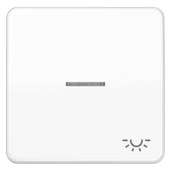 Jung Wippe CD 590 KO 5 LWW, mit Lichtleiter, Duroplast, Alpinweiß... JUNGE-CD590KO5LWW 4011377253551 (Abb. 1)