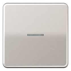 Jung Wippe CD 590 KO 5 PT, mit Lichtleiter, Aluminium eloxiert, Platin... JUNGE-CD590KO5PT 4011377208353 (Abb. 1)