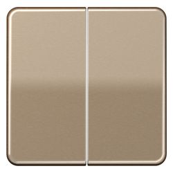 Jung Wippe CD 595 GB, 67x67mm, Aluminium, Gold-Bronze... JUNGE-CD595GB 4011377076907 (Abb. 1)