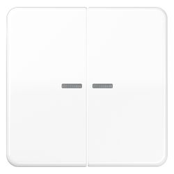 Jung Wippe CD 595 KO 5 WW, 67x67mm, Duroplast, Alpinweiß... JUNGE-CD595KO5WW 4011377213555 (Abb. 1)