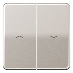 Jung Jalousiewippe CD 595 P PT, 67x67mm, Aluminium eloxiert, Platin... JUNGE-CD595PPT 4011377078406 (Abb. 1)
