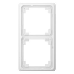 Jung Rahmen CD PLUS 2fach, 84x155mm, Duroplast, Alpinweiß... JUNGE-CDP582WW 4011377875807 (Abb. 1)