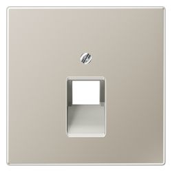 Jung Abdeckung für IAE/UAE-Anschlussdosen Serie LS ES 2969-1 UA, 70x70mm, Edelstahl, ... JUNGE-ES2969-1UA 4011377780408 (Abb. 1)