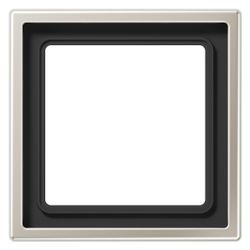 Jung Abdeckrahmen LS 990, 1fach, 81x81x11mm, Metall, Edelstahl, 1 Stück... JUNGE-ES2981 4011377749009 (Abb. 1)