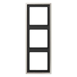 Jung Abdeckrahmen LS 990 3fach, 81x223mm, Metall, Edelstahl... JUNGE-ES2983 4011377749207 (Abb. 1)