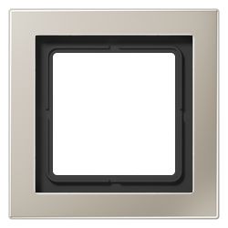 Jung Rahmen LS-DESIGN ESD2981, 1fach, Metall, Edelstahl... JUNGE-ESD2981 4011377030732 (Abb. 1)