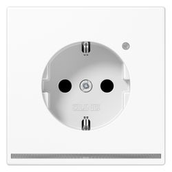 Jung Schutzkontakt-Steckdose LS LS1520-OWWLNW, mit LED-Orientierungslicht, Thermop... JUNGE-LS1520-OWWLNW 4011377154797 (Abb. 1)