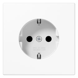 Jung Schutzkontakt-Steckdose Serie LS LS1520KIWW, 16A 250V, Duroplast, Alpinweiß... JUNGE-LS1520KIWW 4011377063020 (Abb. 1)