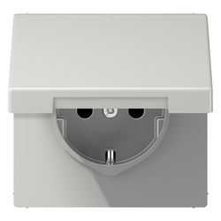 Jung Schutzkontakt-Steckdose LS LS1520KLLG, 16A 250V, Duroplast, Lichtgrau... JUNGE-LS1520KLLG 4011377064041 (Abb. 1)