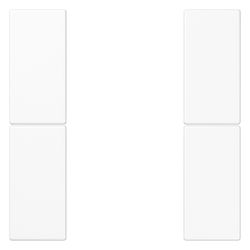 Jung Tastensatz, Serie LS, F50, 70x70mm, Thermoplast, Alpinweiß... JUNGE-LS502TSAWW 4011377109957 (Abb. 1)