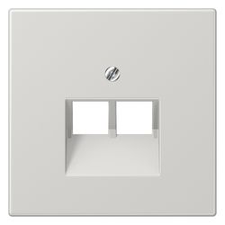 Jung Abdeckung für IAE/UAE-Anschlussdosen LS 969-2 UA LG, 2x8-polig, Thermoplast, Li... JUNGE-LS969-2UALG 4011377948402 (Abb. 1)