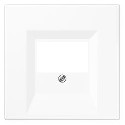 Jung Abdeckung TAE-Anschlussdose Serie LS, 1fach, Thermoplast, Alpinweiß... JUNGE-LS969TWW 4011377110304 (Abb. 1)