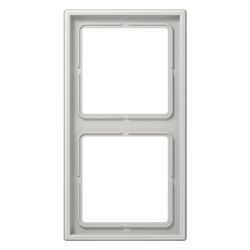 Jung Abdeckrahmen LS 990, 2fach, Duroplast, lichtgrau... JUNGE-LS982LG 4011377946101 (Abb. 1)