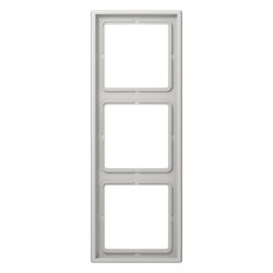 Jung Abdeckrahmen LS 990, 3fach, Duroplast, Lichtgrau... JUNGE-LS983LG 4011377946200 (Abb. 1)