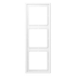 Jung Rahmen 3fach LS 990, 81x223mm, Duroplast lackiert, Schneeweiß matt... JUNGE-LS983WWM 4011377186828 (Abb. 1)
