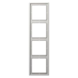 Jung Abdeckrahmen LS 990, 4fach, Duroplast, lichtgrau... JUNGE-LS984LG 4011377946309 (Abb. 1)