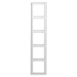 Jung Abdeckrahmen LS 990, 5fach, Duroplast, Alpinweiß... JUNGE-LS985WW 4011377121805 (Abb. 1)