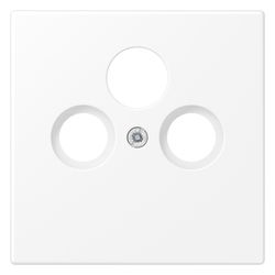 Jung Abdeckung LS, 70x70mm, Thermoplast lackiert, Schneeweiß matt... JUNGE-LS990SATWWM 4011377192218 (Abb. 1)