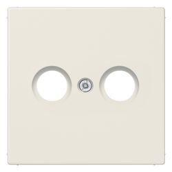 Jung Abdeckung für Antennendosen Serie LS, 70x70mm, Thermoplast, Weiß... JUNGE-LS990TV 4011377136007 (Abb. 1)