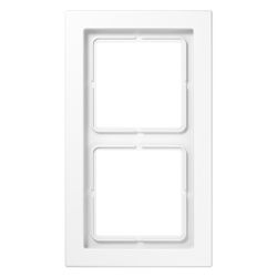 Jung Rahmen LS-DESIGN LSD982WW, 2fach, Duroplast, Alpinweiß... JUNGE-LSD982WW 4011377030671 (Abb. 1)