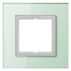 Jung Glasrahmen LS PLUS, 115x115x11mm, Glas, Mattweiß... JUNGE-LSP981GLAS 4011377222953 (Abb. 1)