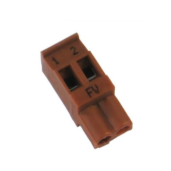Bosch Anschlussklemme 2-polig FV, Signalbraun, 7747023728
