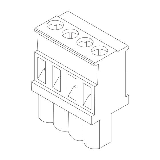 BOSCH Ersatzteil TTNR: 8718585554 Anschlussklemme 4-pol U ocker everp