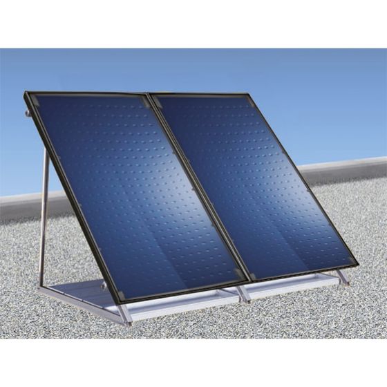 BOSCH Solar-Paket JUPA SO776, Flachdach 2 x FT226-2H, mit Beschwerungswannen