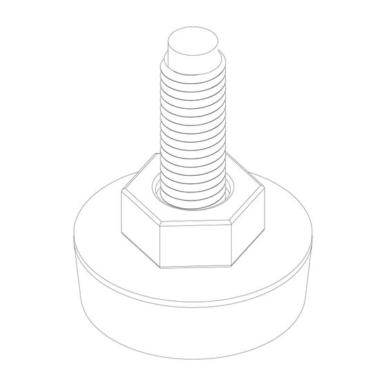 BOSCH Stellfuss M10x35mm, 87485100850
