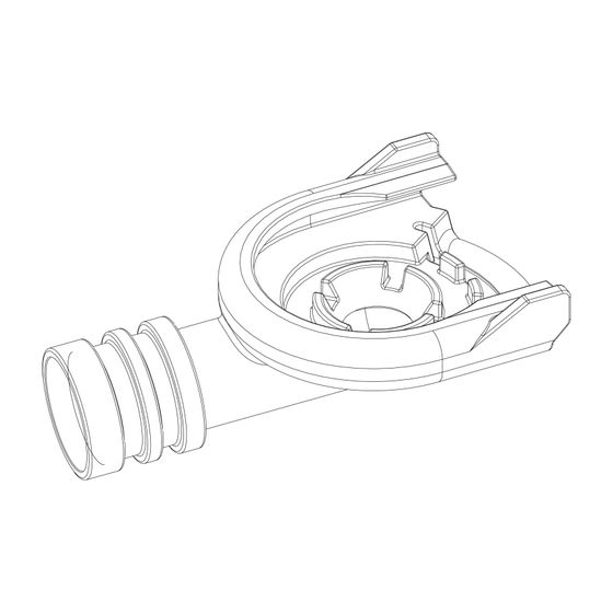 BOSCH Ersatzteil TTNR: 87186470200 Siphon Anschlussstück