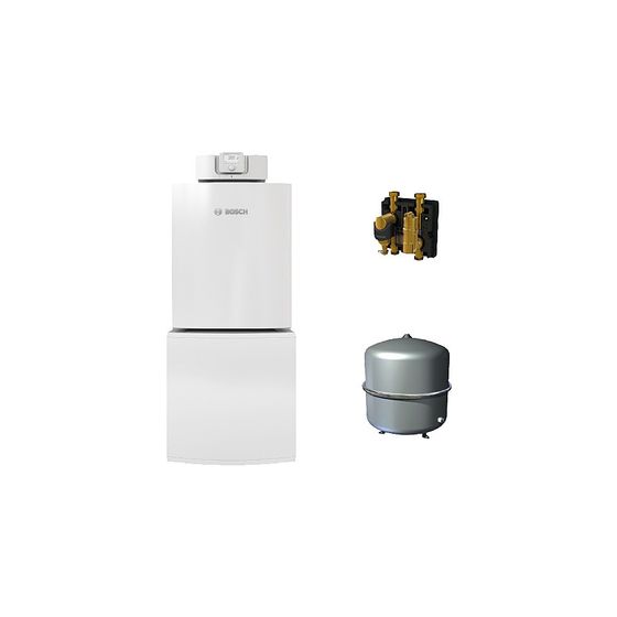 BOSCH Gas-Brennwert-Paket BOPA GC7F05 GC7000F 15, WST 160-2 HRC, HS25/6 MSL