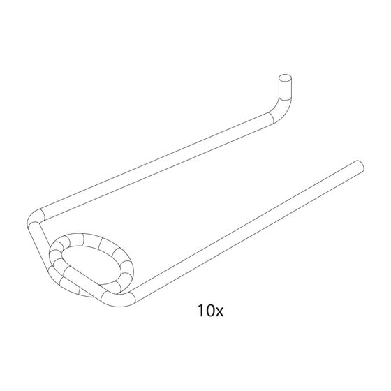 BOSCH Ersatzteil TTNR: 87186846990 Haltefeder 18mm (10x)