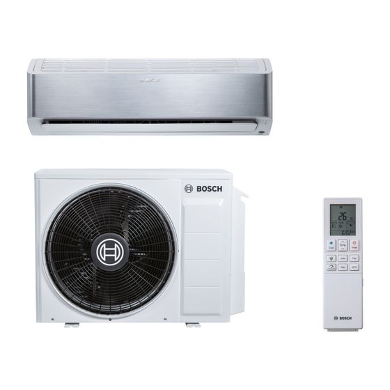 BOSCH Split-Klimagerät CLC8001i-Set25ES Außen- und Inneneinheit, 2,5 kW, A+++