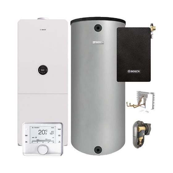 BOSCH Brennwert-Hybridpaket Bopa ST BEG 204, BH 300-5 K 1 C, HB-Set HYC25-1, CW400