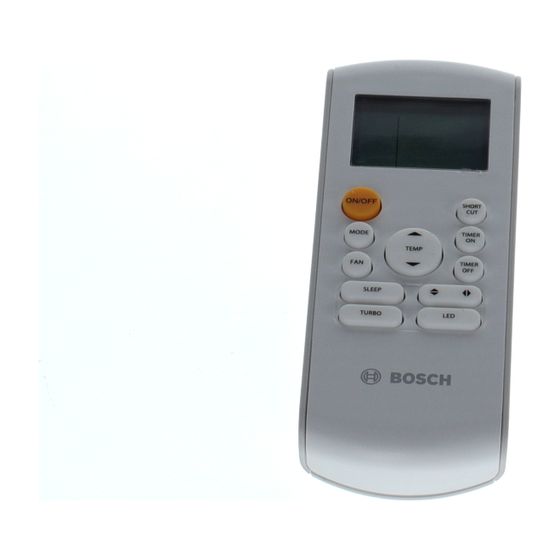 BOSCH Ersatzteil TTNR: 7739832706 Fernbedienung