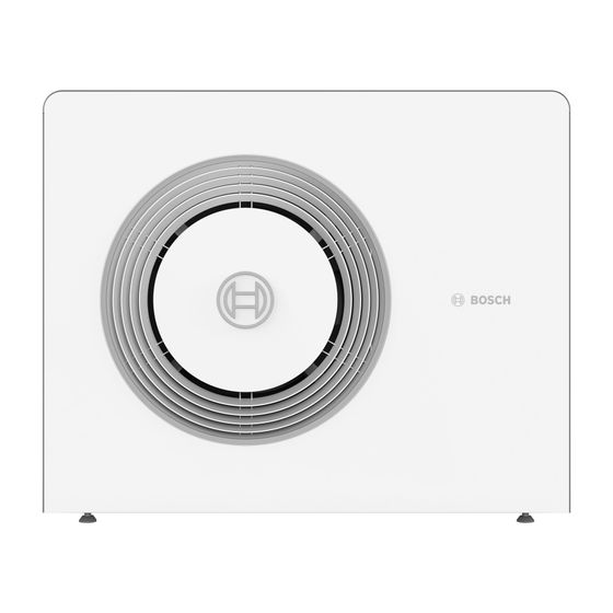 Junkers Bosch Monoblock-Außeneinheit AW 10 OR-T Baureihe CS5800/6800i AW, 1050x1350x550mm, Nennwärmeleistung 10kW