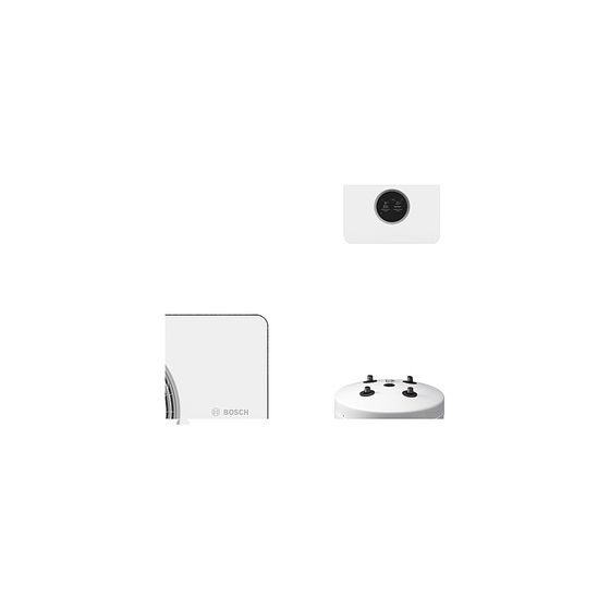 BOSCH Luft-Wasser-Wärmepumpen-Paket Bopa CS768 AW 5 ORS, R290, CS5800i AW 12 E, mit 2 Speichern