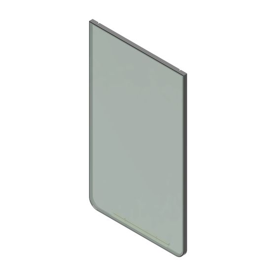 BOSCH Ersatzteil TTNR: 8738209427 Vorderwand Bo unten weiss (Glas)