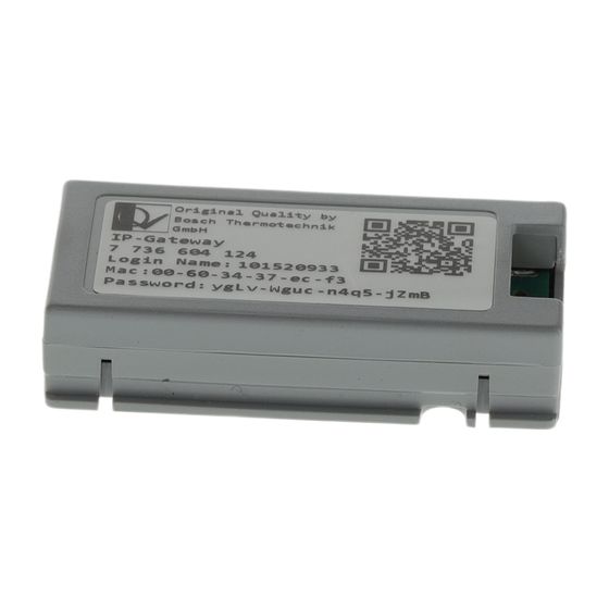 BOSCH Ersatzteil TTNR: 7736604124 Modul IP-Gateway ShEm-02 everp