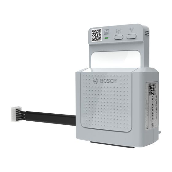 Bosch Regelungszubehör Wandhalter K40 RF, mit Anschlusskabel