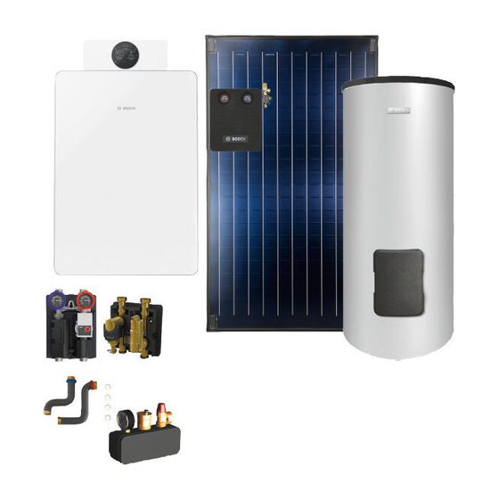BOSCH Gas-Brennwert-Pluspaket Bopa GCFS8121, GC8800iF-15, 2xFKC, WS 310-5, HS25/6 MSL
