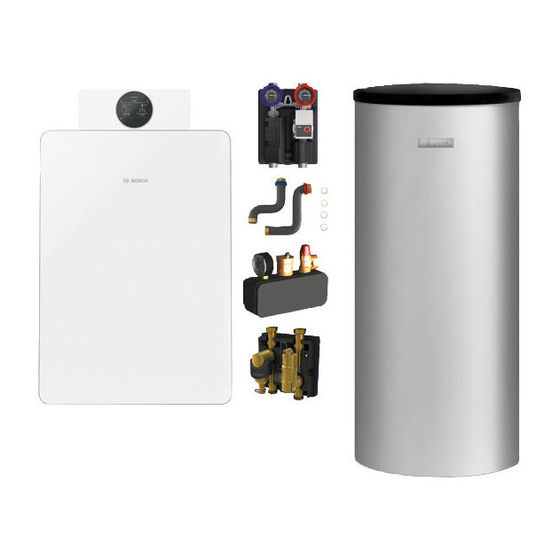 BOSCH Gas-Brennwert-Standardpaket Bopa GCFS874, GC8800iF-15, W 160-5 P1 A, HS25/6 MSL