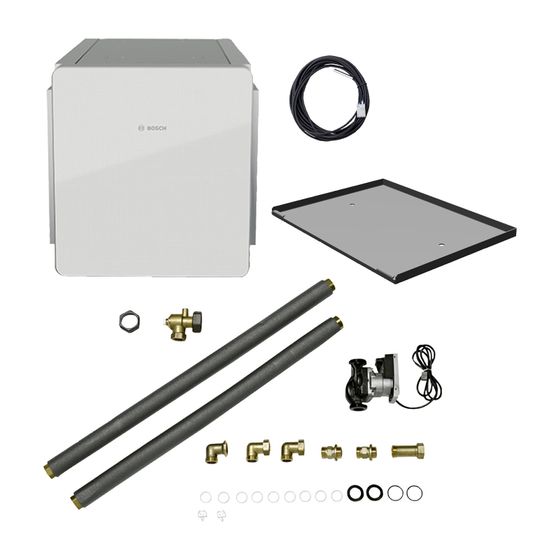 BOSCH Paket Warmwasserspeicher Bopa WH103, WH 160-3 P2B, Rohrgruppe BCC33-HE