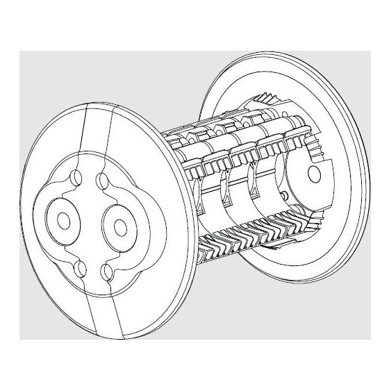 BOSCH HP-WPA25 Mauerdurchführung inklusive Wellrohr DN 25 für Luftwärmepumpen