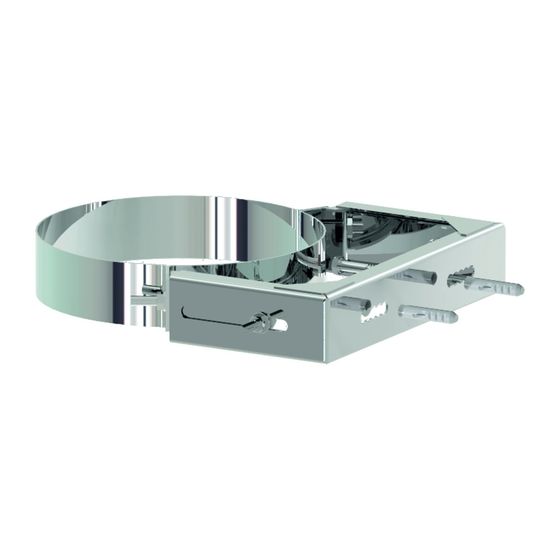BOSCH Abgaszubehör FC-O160 Wandhalterung d. 200-300mm, Edelstahl