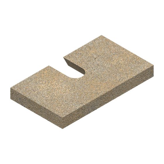 BOSCH Schamottstein Länge 160mm, 8738121922