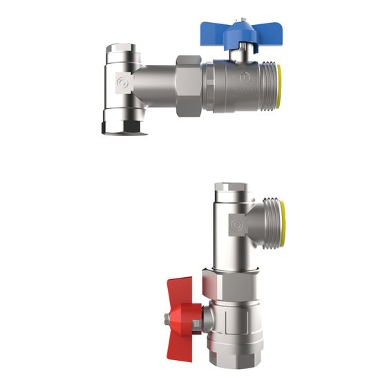 BOSCH Zubehör für Wohnungsstationen Kugelhahnset 3/4