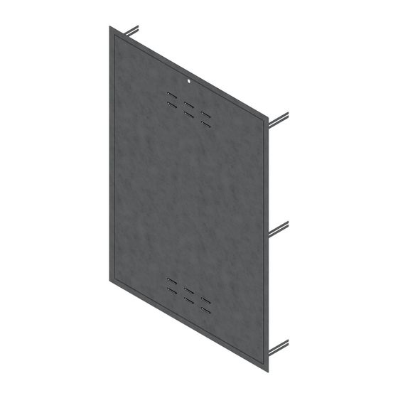 Bosch Unterputzschrank Tür mit Rahmen 1400x900mm, 8735300935